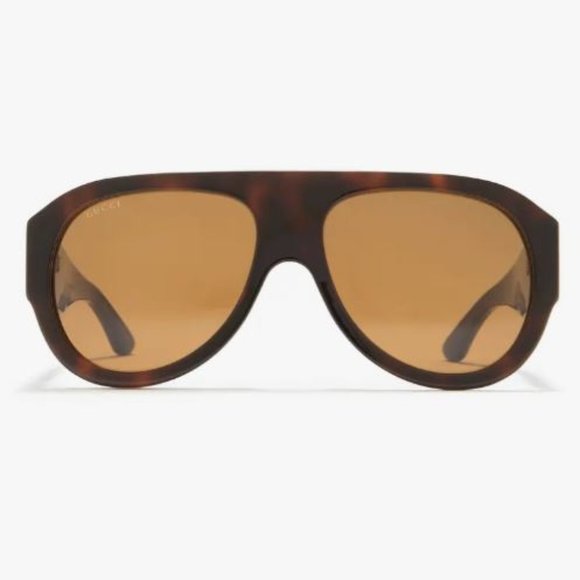 GUCCI Sunglass 58mm Aviator Sunglasses - Picture 1 of 3